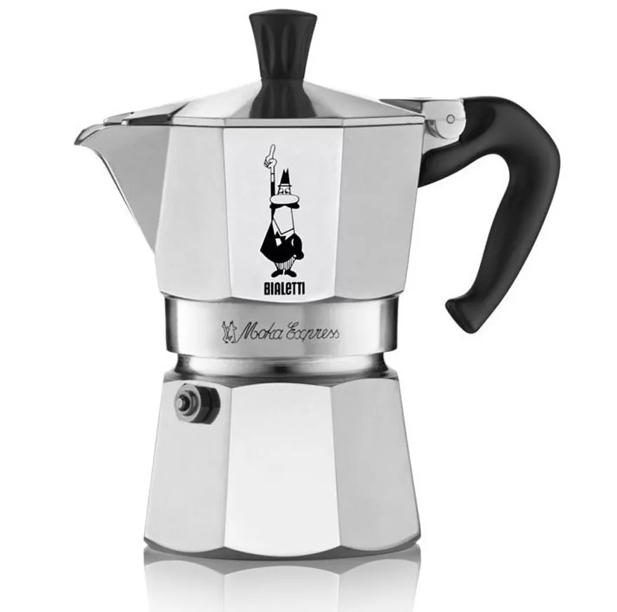Moka in alluminio bialetti express da 3 tazze