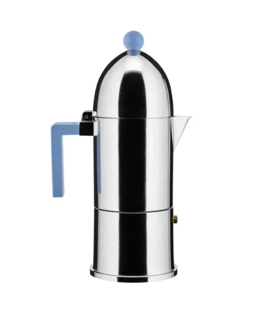 Moka alluminio cupola 9095/6 alessi