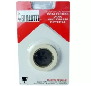 BLISTER GUARNIZIONE CON PIASTRA PER MOKA 2 TAZZE BIALETTI