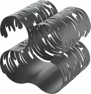 PORTABOTTIGLIE BARKCELLAR NERO BM03B ALESSI
