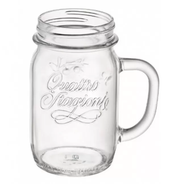 Barattolo con manico quattro stagioni bormioli