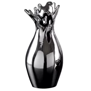 VASO IN CERAMICA ARGENTATA O289 MASCAGNI