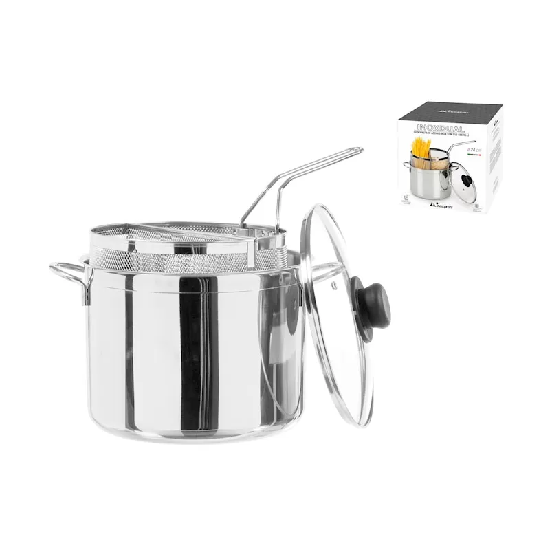 Cuocipasta 2 cestelli inox 5092124