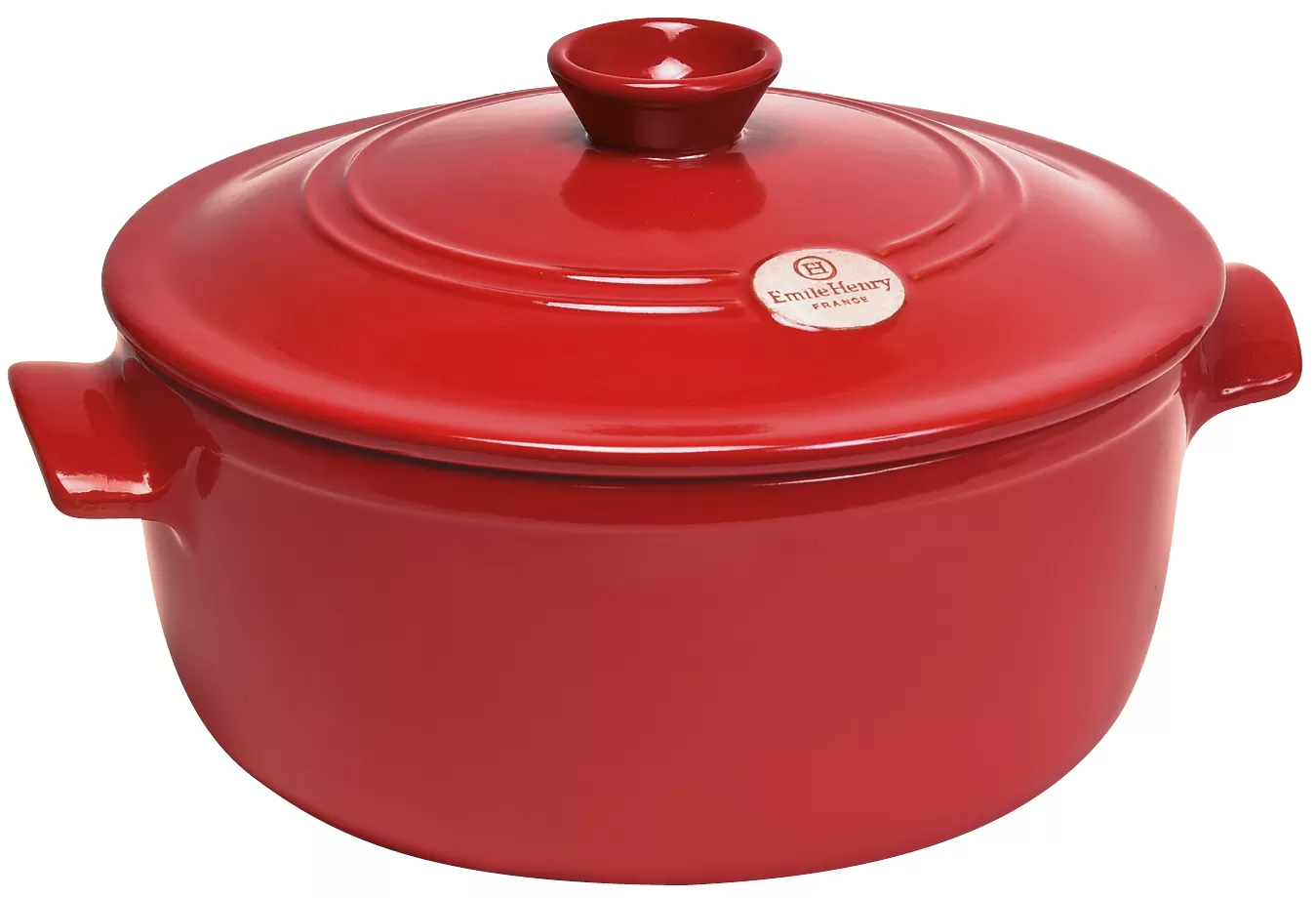 Cocotte tonda rossa 26cm eh344540 emile henry
