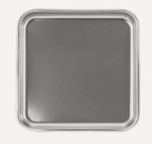 TEGLIA INOX ANTIADERENTE QUADRA BASSA 11051