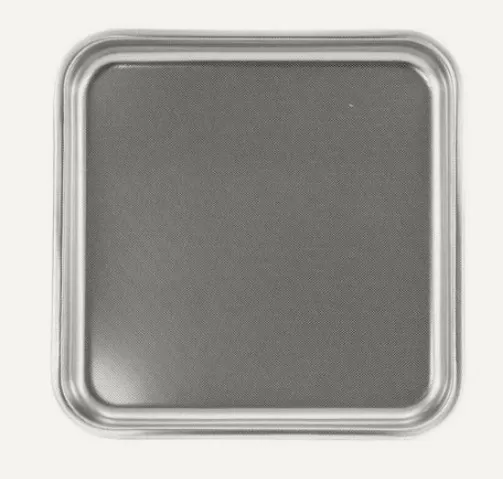 Teglia inox antiaderente quadra bassa 11051