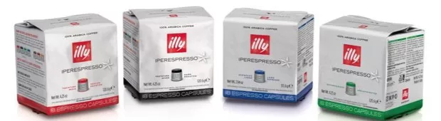 Confezione 18 capsule caffe cube bag illy