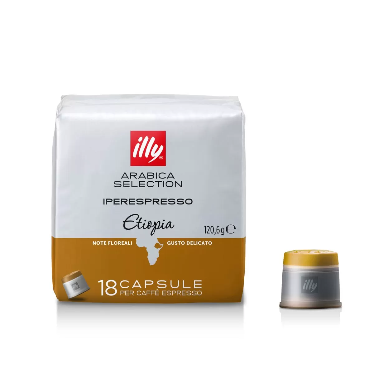 Confezione 18 capsule caffè etiopia illy
