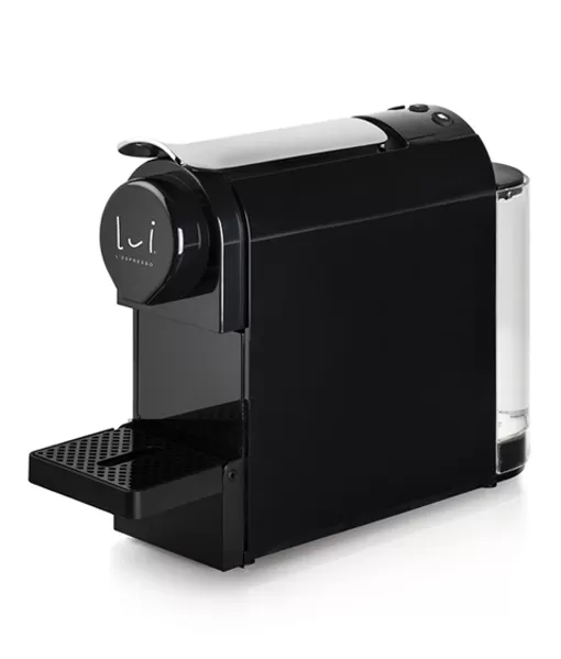 Macchina caffè lux nera lui l'espresso