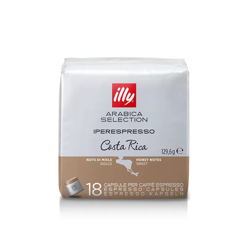 Confezione 18 capsule caffè arabica costarica illy