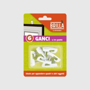 CONFEZIONE 6 GANCI 3 PUNTE GAN04447A LA BRIANTINA