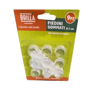 CONFEZIONE 9 PIEDINI GOMMATI PIE07297A BRILLA