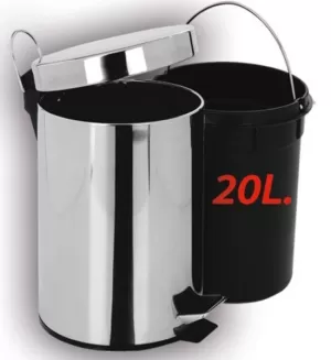 PATTUMIERA A PEDALE INOX BINTY 20L 21.35.20 ARTEX