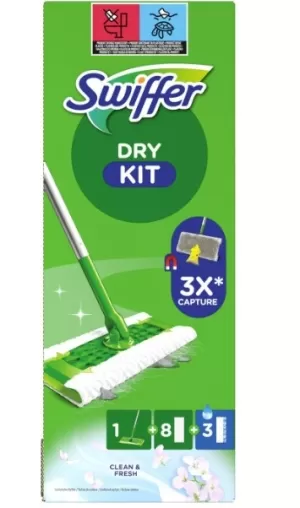 KIT SWIFFER DRY ST CON 8 PANNI E 3 WET PG264