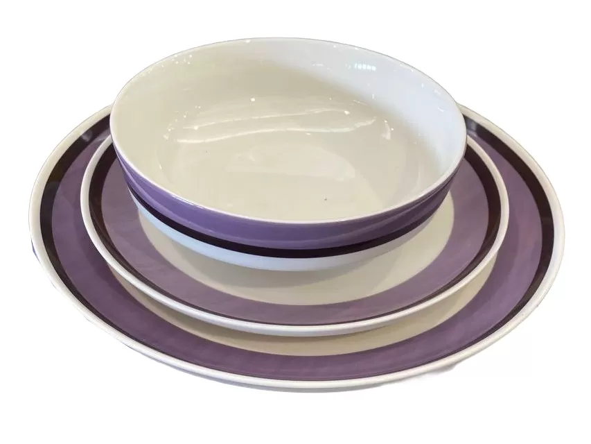 Servizio 12 piatti just violet villeroy e boch