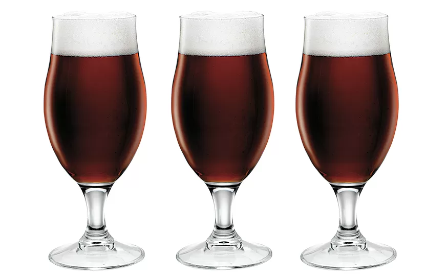 Set 3 bicchieri birra executive cl53 bormioli