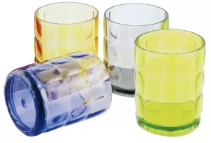 CONFEZIONE 4 BICCHIERI PLASTICA ICE ROUND VILLA D' ESTE
