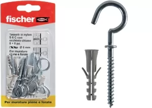 TASSELLO IN NYLON CON OCCHIOLO APERTO S 6 C/1 K FISCHER