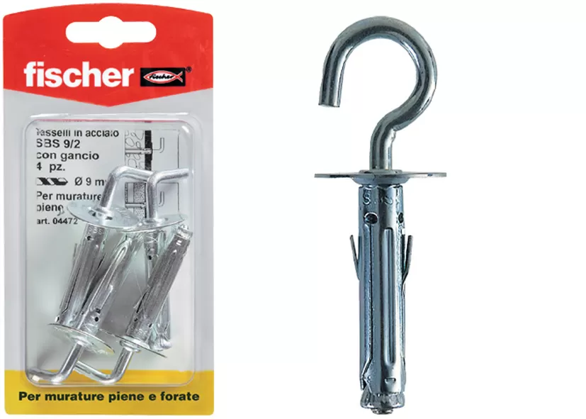 Tassello metallico con accessori sbs k fischer