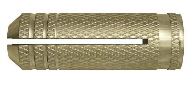 Tassello in ottone fischer