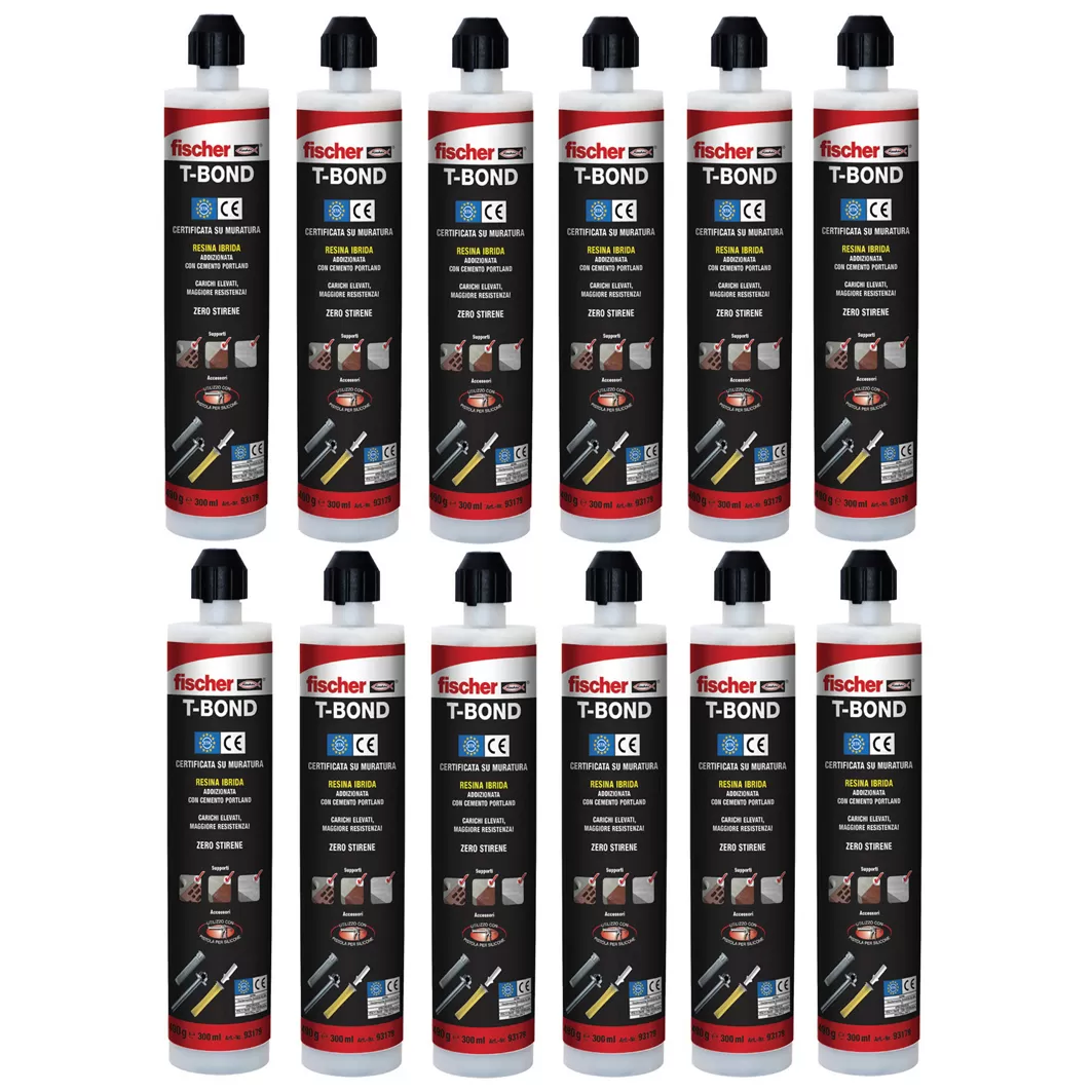 Confezione 11+1 cartucce t-bond fischer