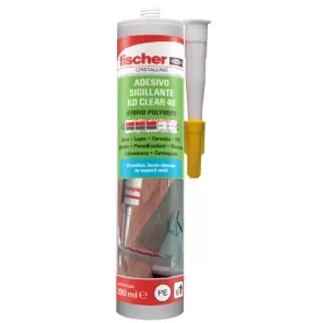 SIGILLANTE ADESIVO PER VETRI KD CLEAR 40 FISCHER