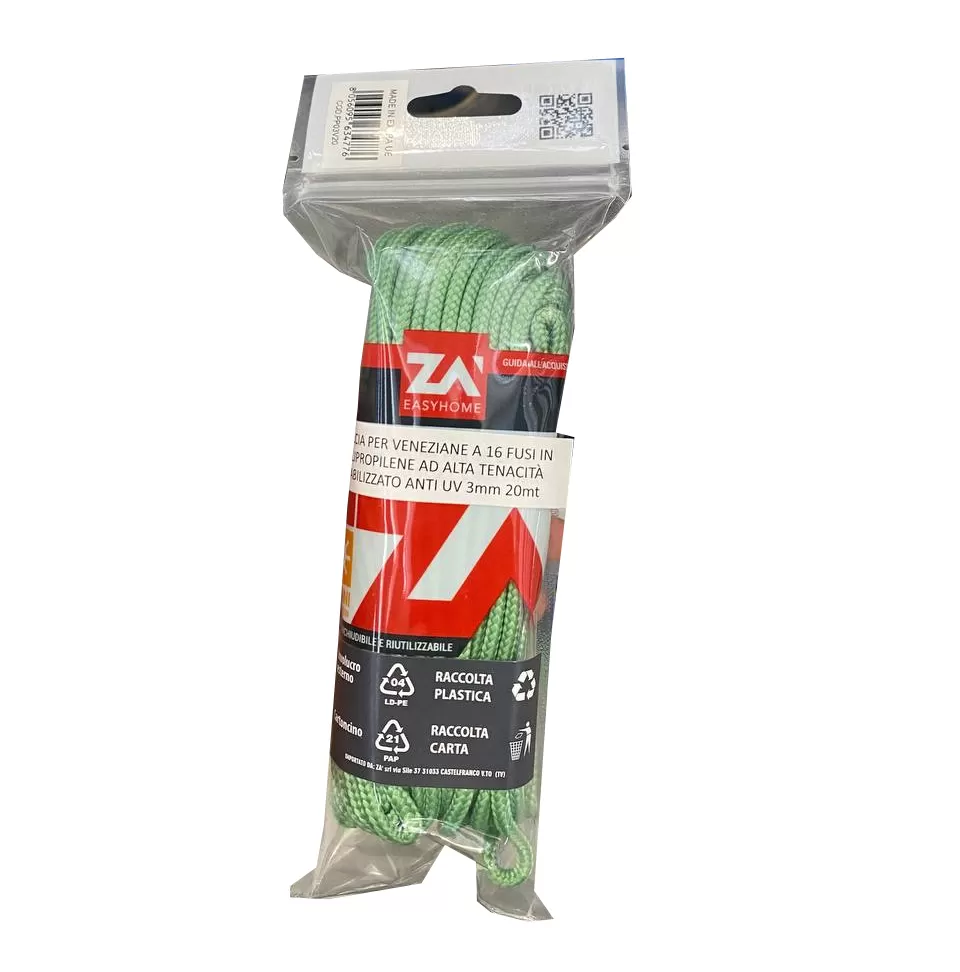 Cordoncino veneziana verde za