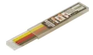 CONFEZIONE 6 MINE GRAFITE NERA/GIALLA/ROSSA 51093 METRICA