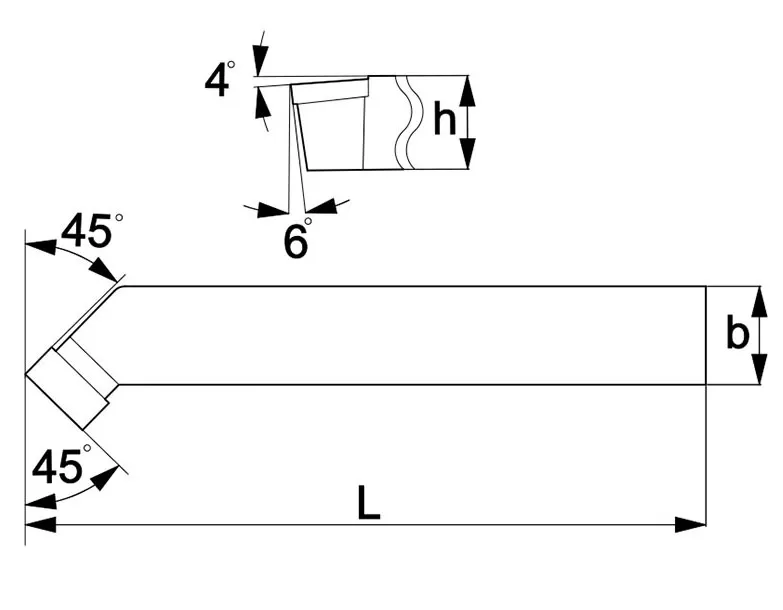 Utensile per tornio iso 2 fervi