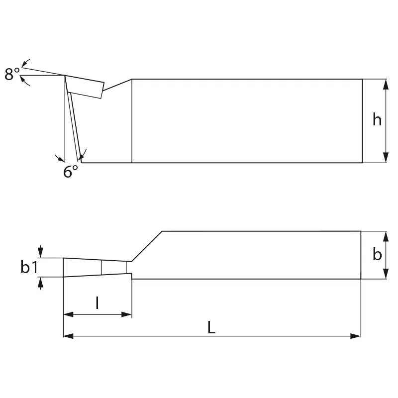 Utensile per tornio iso 7 fervi