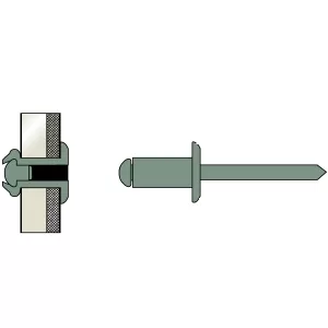 CONFEZIONI RIVETTI IN ALLUMINIO AFT RIVIT