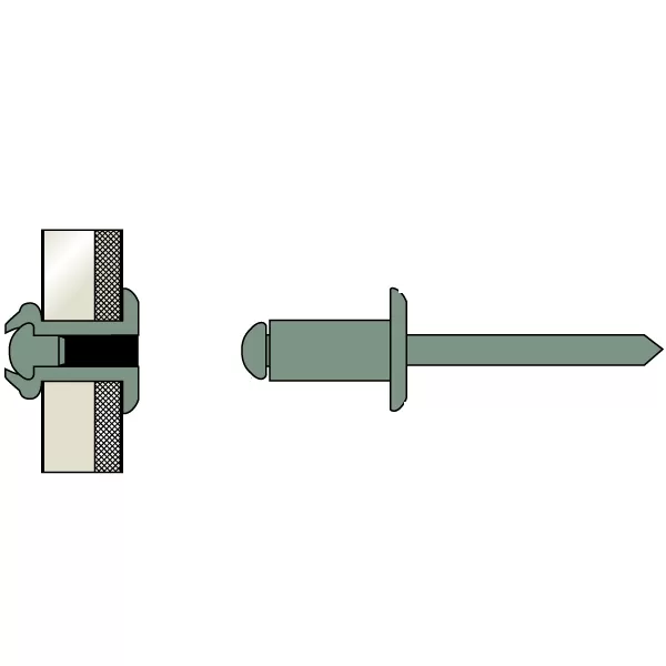 Confezioni rivetti in alluminio aft rivit