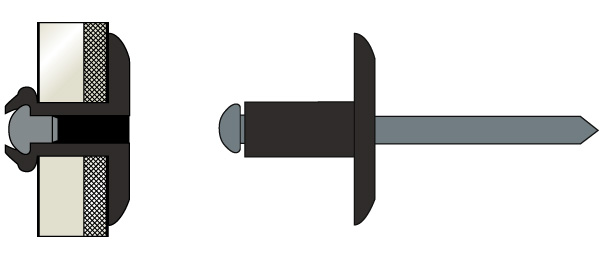 Rivetti Standard A Testa Tonda Per Fissaggi Industriali - Foto 12