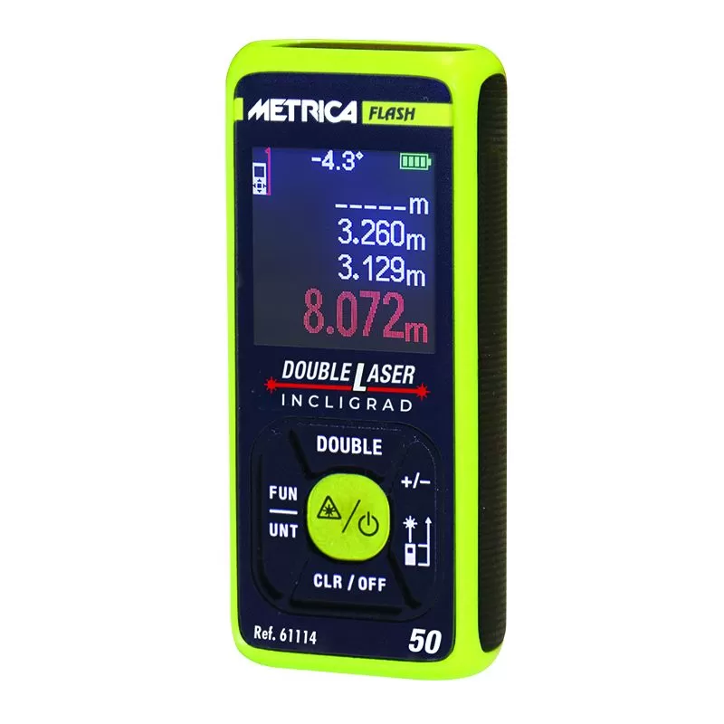 Misuratore laser double metrica 61114