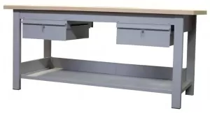 BANCO LAVORO PIANO FAGGIO 2 CASSETTI B1-2000 2C BERTOLESI