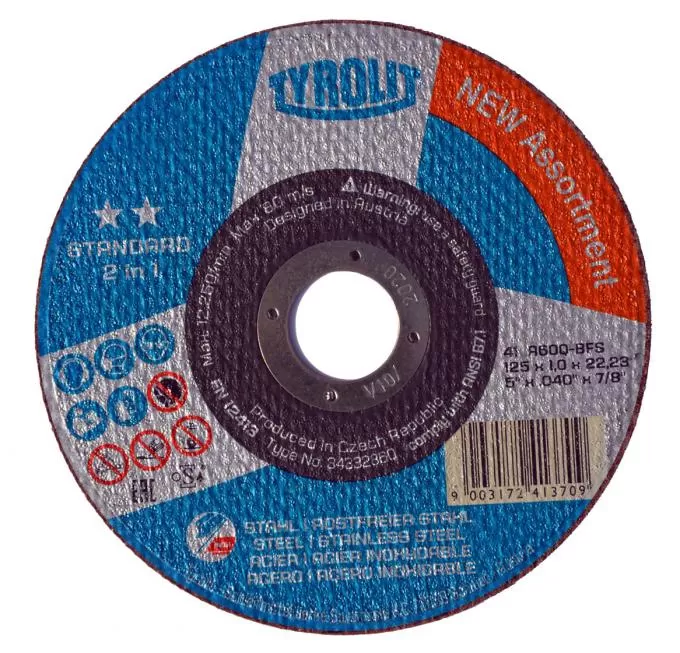 Disco taglio ferro\inox standard a60q-bfs tyrolit