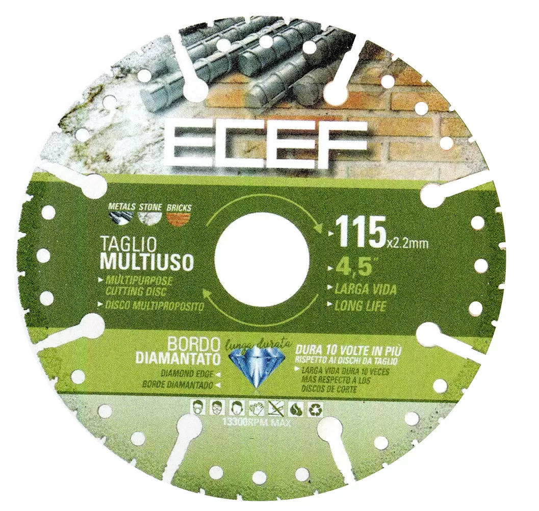 Disco diamantato taglio multi 115 ecef 880115