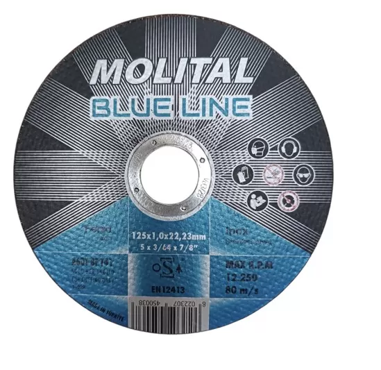 Disco taglio ferro centro piano molital