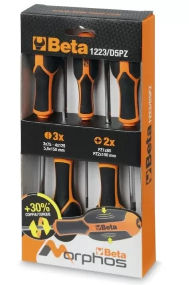 Serie giraviti intaglio e pozidrive 1223/d5pz beta