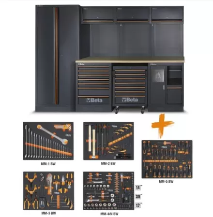 Arredo beta c45pro 2.0w 268 utensili beta