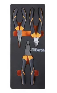 Assortimento pinze in termoformato beta m134