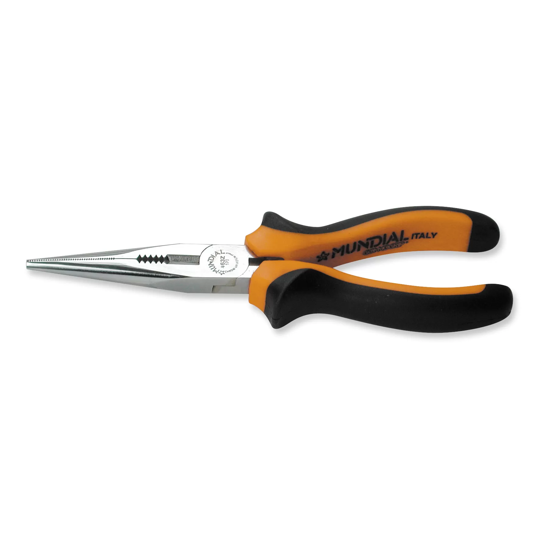 Pinza per elettricisti Fig. 3 becchi mezzotondi curvi 150 mm in acciaio al cromo vanadio Pinza per elettricisti Fig. 3 becchi mezzotondi curvi 150 mm in acciaio al cromo vanadio