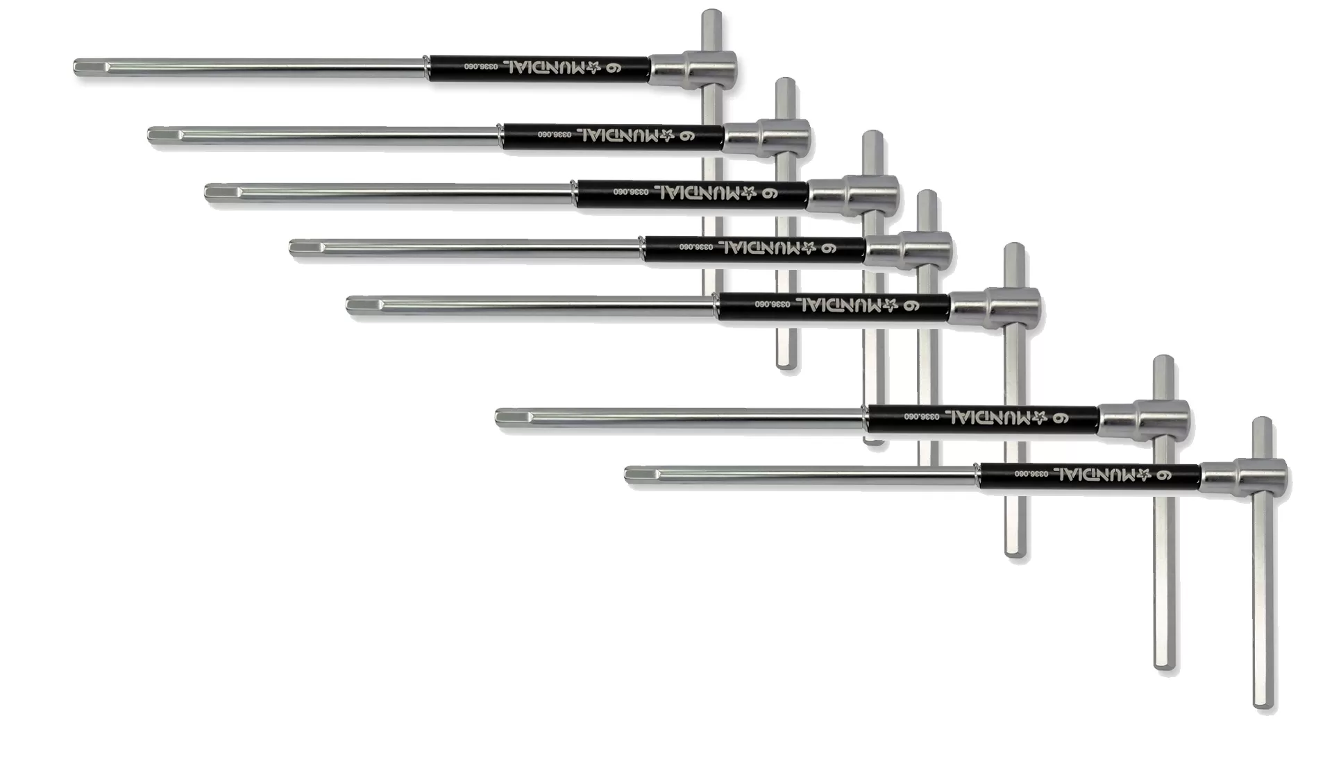 Serie 8 chiavi 3 estremità maschio 0336.130 mundial