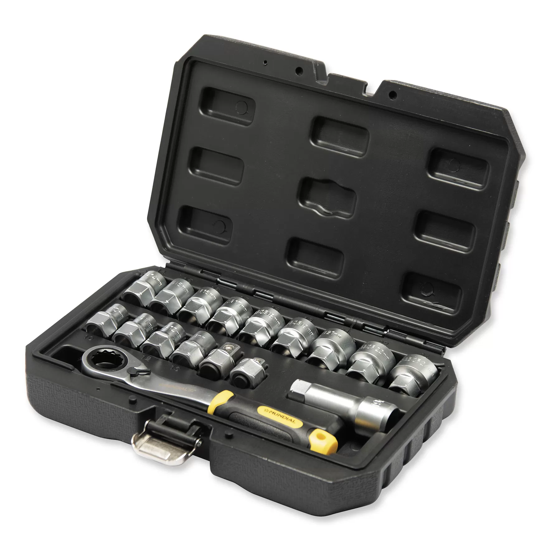 Valigetta 17 chiavi a bussola 3/8