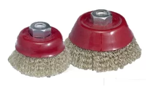 BLISTER SPAZZOLA A TAZZA ACCIAIO OTTONATO TE SIT