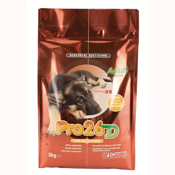 Mangime pro 26d pollo e riso giuntini